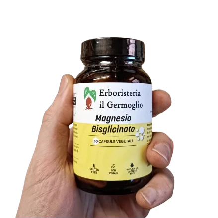Magnesio bisglicinato 60 capsule vegetali - Erboristeria Germoglio