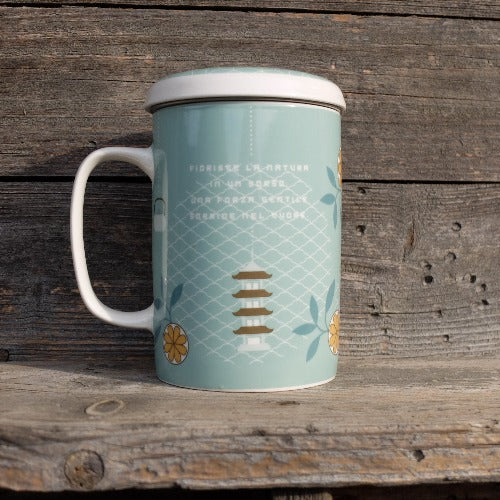 Tazza infusiera verde per tisane - Sorsi di Giappone Neavita - Image 2